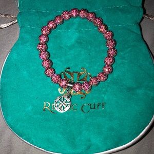 Rustic Cuff- Pink Emerson Mini Bracelet